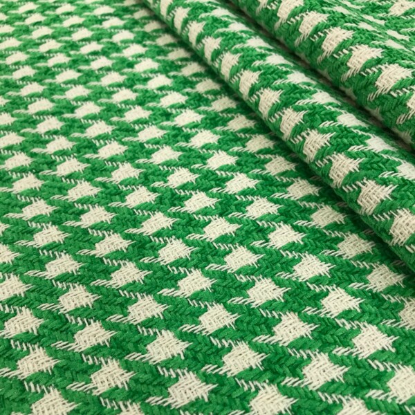 Tweed Pied Poule Verde